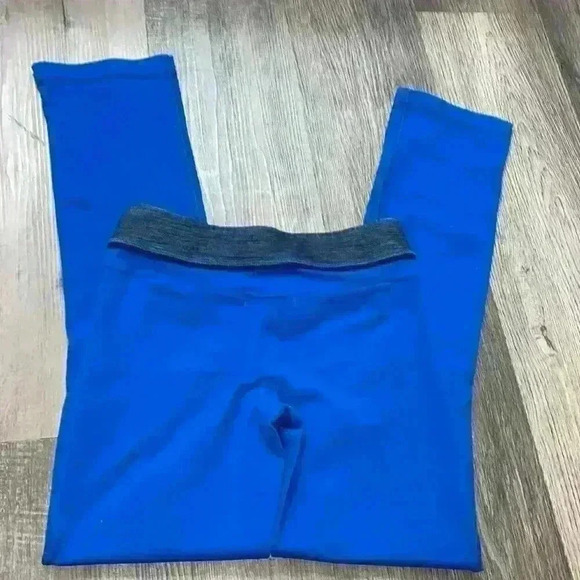 Lululemon Pants Size 4 Womens Blue Limitless Split Set Pant Back Pockets Yoga - Picture 5 of 13